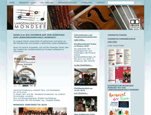 Tablet Screenshot of musikschule-mondsee.at